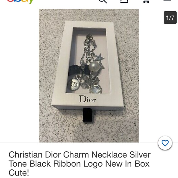 Genuine Dior Black Star Necklace - Picture 2 of 9